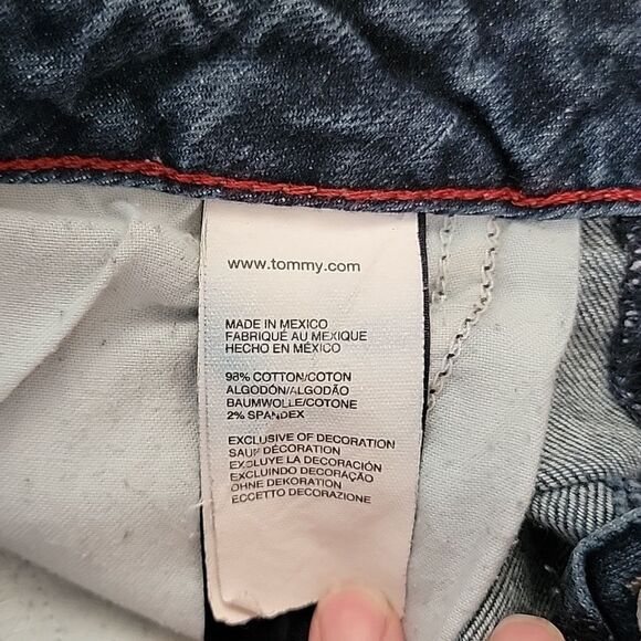 Tommy Hilfiger Freedom bootcut blue denim jeans Size 6S - Picture 10 of 13